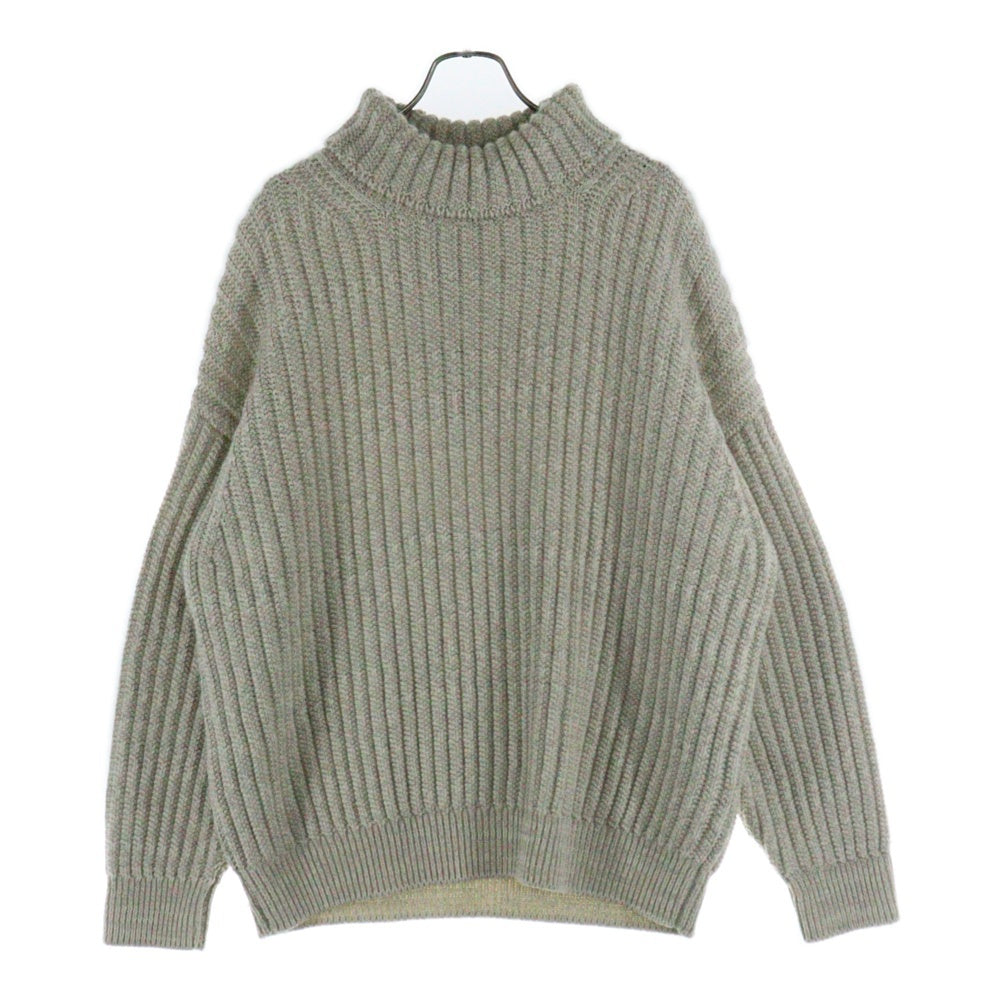 VISVIM(ヴィスヴィム) 21AW AMPLUS TURTLENECK KNIT アンプラス タートルネック ウールリネン ニット セーター ベージュ 0121205012004