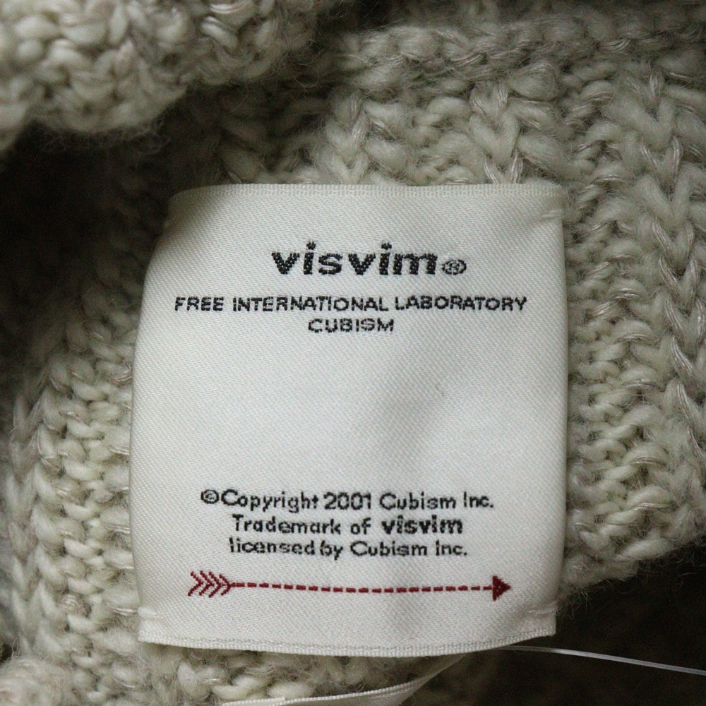 VISVIM(ヴィスヴィム) 21AW AMPLUS TURTLENECK KNIT アンプラス タートルネック ウールリネン ニット セーター ベージュ 0121205012004