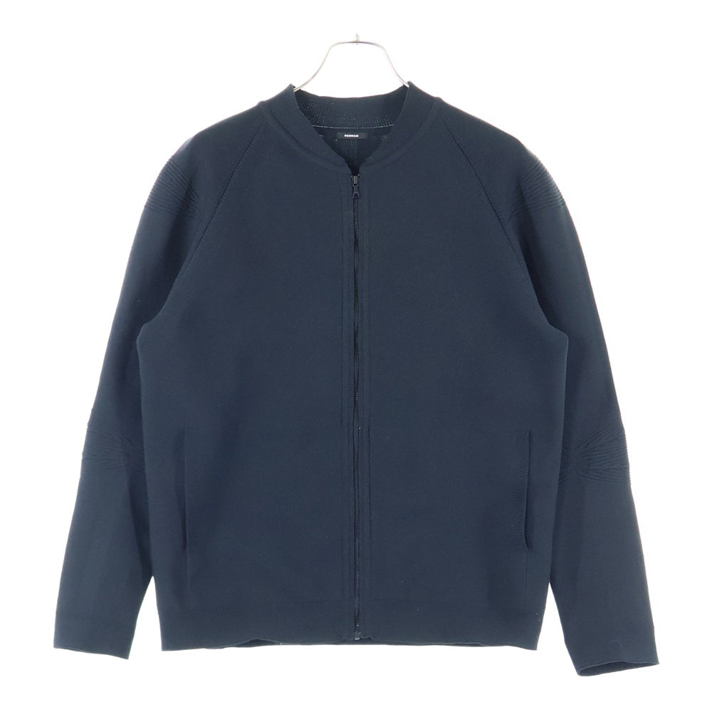 DENHAM(デンハム) WHOLEGARMENT BLOUSON ホールガメントニットブルゾンジャケット ブラック 27190-3-71501