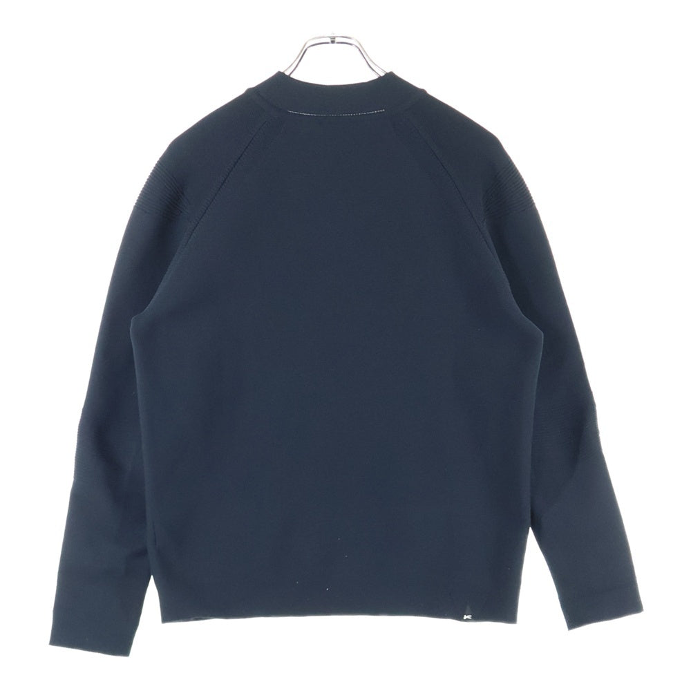 DENHAM(デンハム) WHOLEGARMENT BLOUSON ホールガメントニットブルゾンジャケット ブラック 27190-3-71501