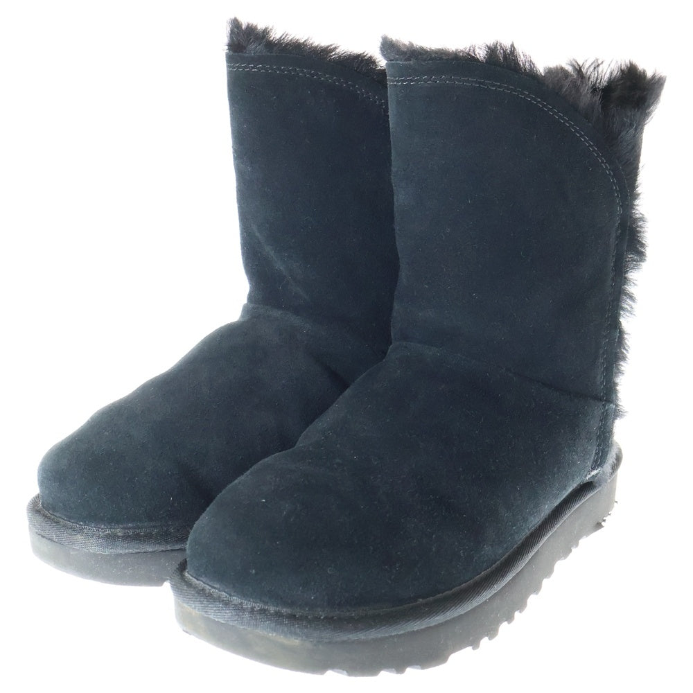 UGG(アグ) シープスキン ショート ムートンブーツ レディース ブラック US6/23cm 1103746