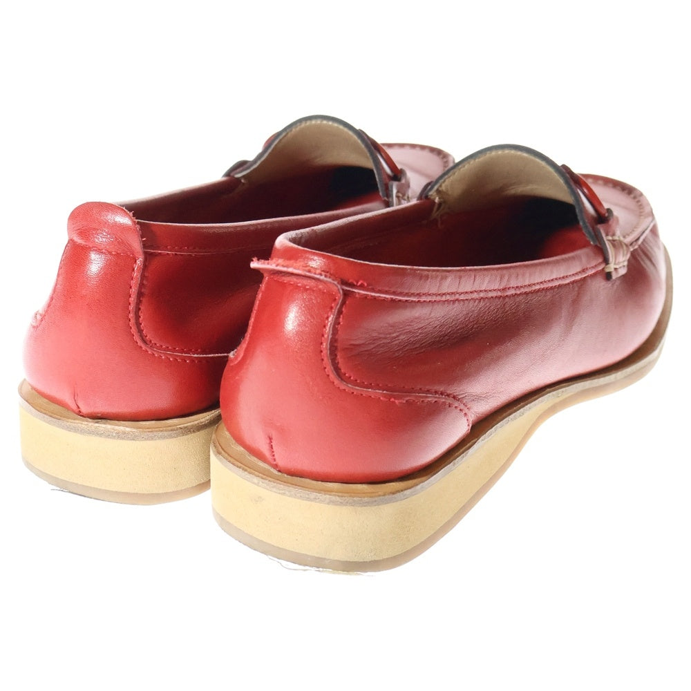 Salvatore Ferragamo(サルヴァトーレ フェラガモ) RIEDITO 0210306 ロゴ プレート ローファー パンプス レディース レッド