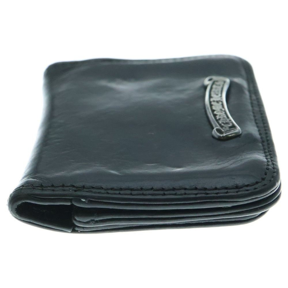CHROME HEARTS(クロムハーツ) CARD CASE グロメット付きレザーカードケース ブラック