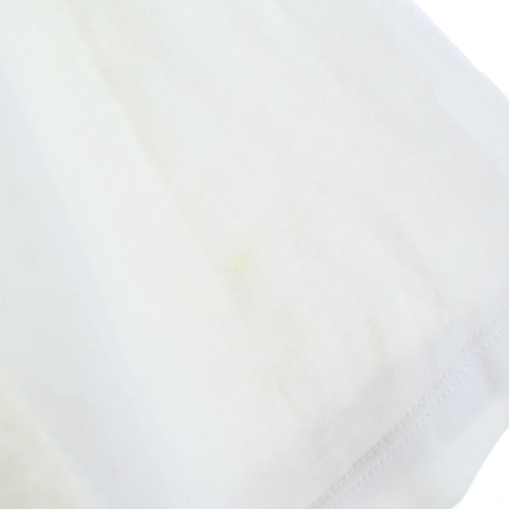 MM6 Maison Margiela(エムエムシックスメゾンマルジェラ) 25AW ナンバリング フロントロゴ クルーネック半袖Tシャツカットソー ホワイト SH0GC0032