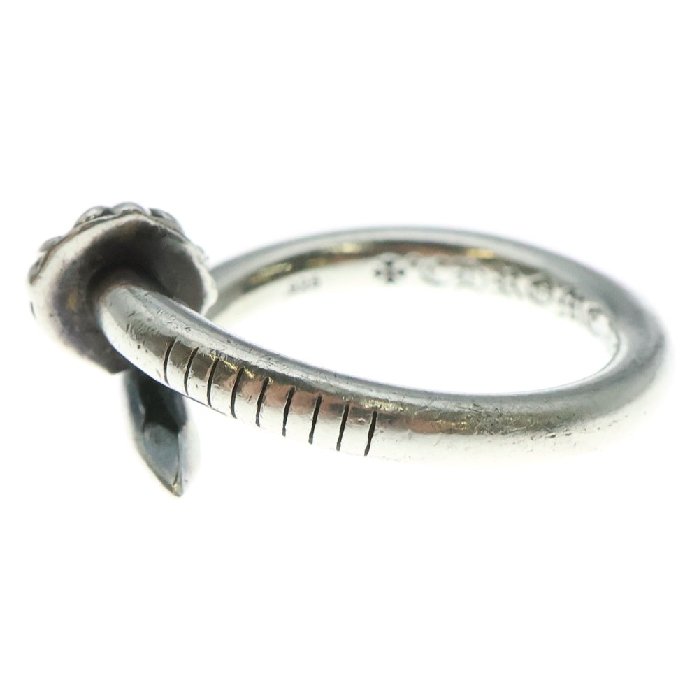 CHROME HEARTS(クロムハーツ) NAIL CRSBALL ネイル クロスボール リング シルバー BCA349