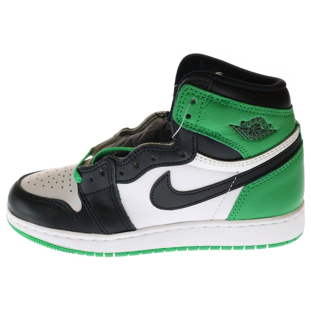 NIKE(ナイキ) AIR JORDAN 1 HIGH OG GS FD1437-031 エア ジョーダン 1 レトロ ハイ OG GS ハイカットスニーカー グリーン/ブラック/ホワイト レディース US4Y/23cm