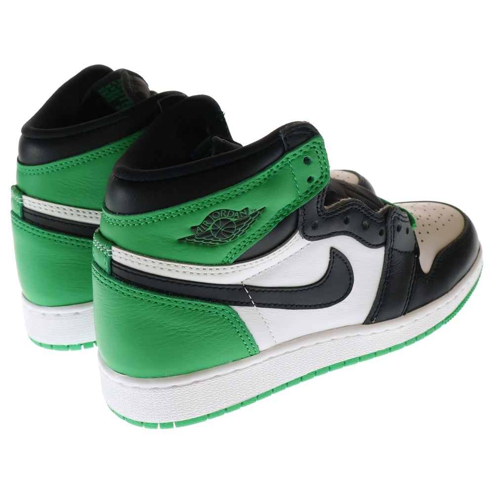 NIKE(ナイキ) AIR JORDAN 1 HIGH OG GS FD1437-031 エア ジョーダン 1 レトロ ハイ OG GS ハイカットスニーカー グリーン/ブラック/ホワイト レディース US4Y/23cm