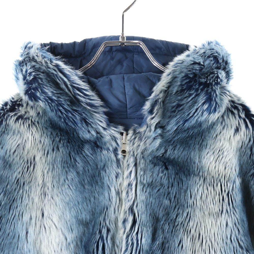 SUPREME(シュプリーム) 20AW Faux Fur Reversible Hooded Jacket リバーシブル フェイク ファー フーディ ジャケット ブルー