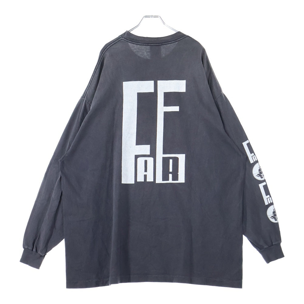 SAINT MICHAEL(セントマイケル) 25SS × FEAR OF GOD SNT OF GOD FG_LS TEE フィアオブゴッド セントオブゴッド 両面プリント ロングスリーブ長袖Tシャツ ロンT SM-HR8-0000-C02