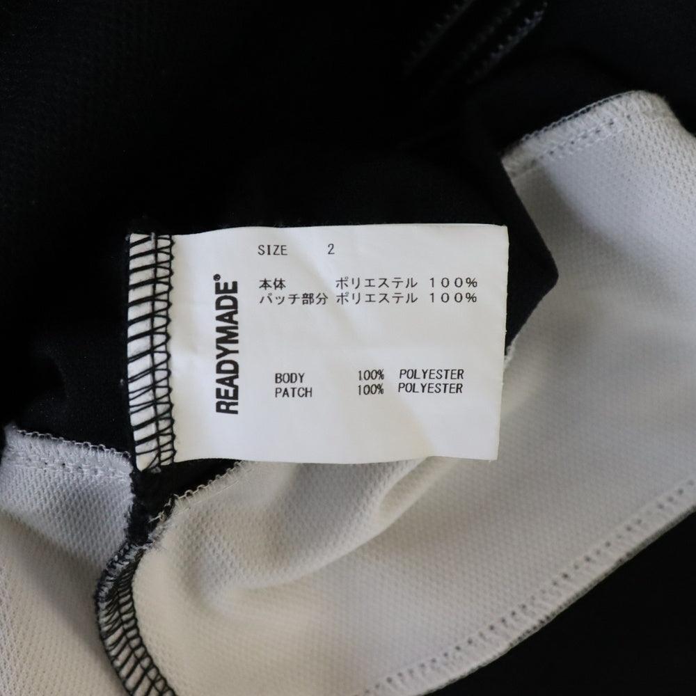 READY MADE(レディメイド) 23SS GAME SHIRT SMILE ロゴワッペンゲームシャツ ブラック RE-PO-BK-00-00-249 フットボールシャツ