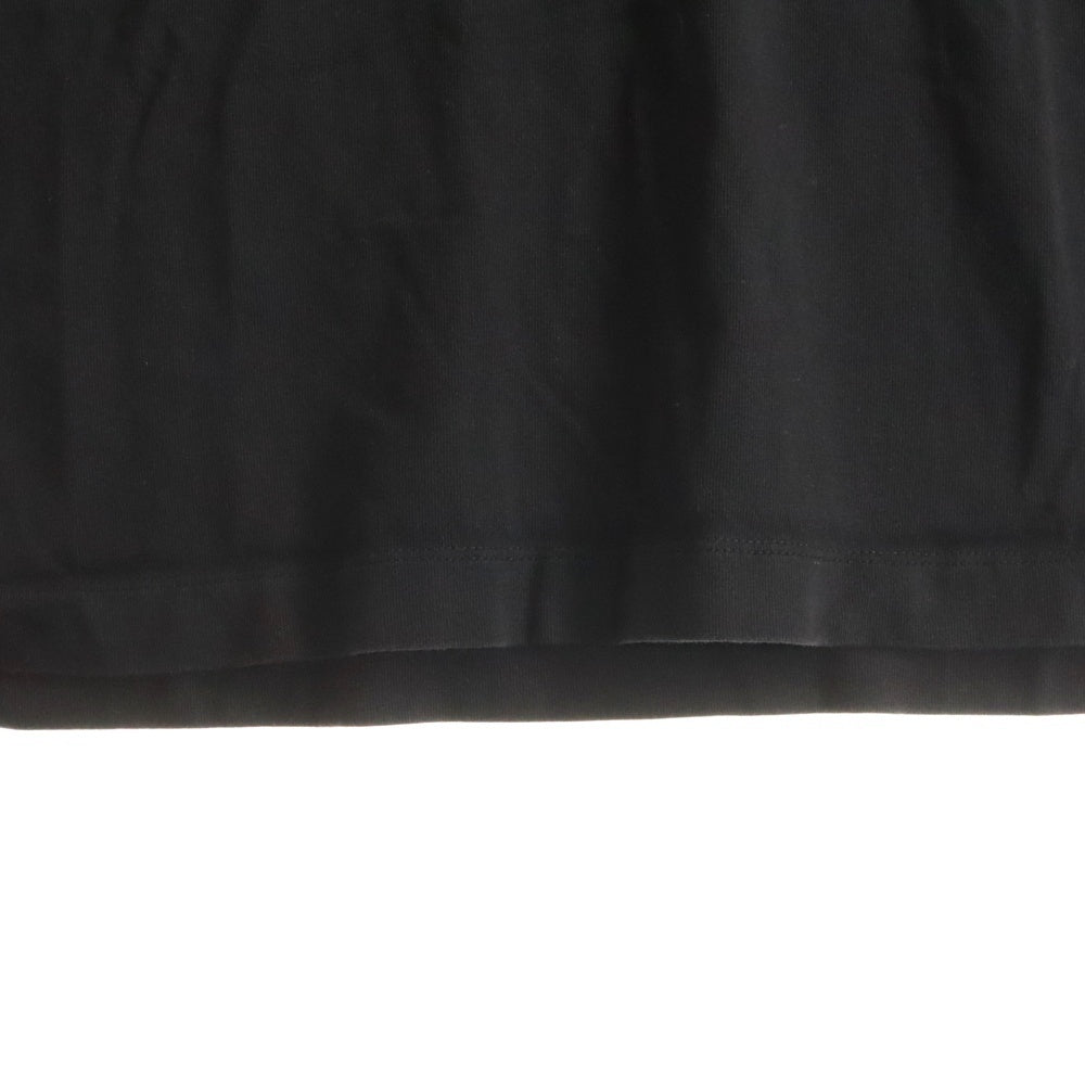 MONCLER(モンクレール) NECK LOGO T-SHIRTS ネックロゴクルーネック半袖カットソー 半袖Tシャツ ブラック J10918C00024