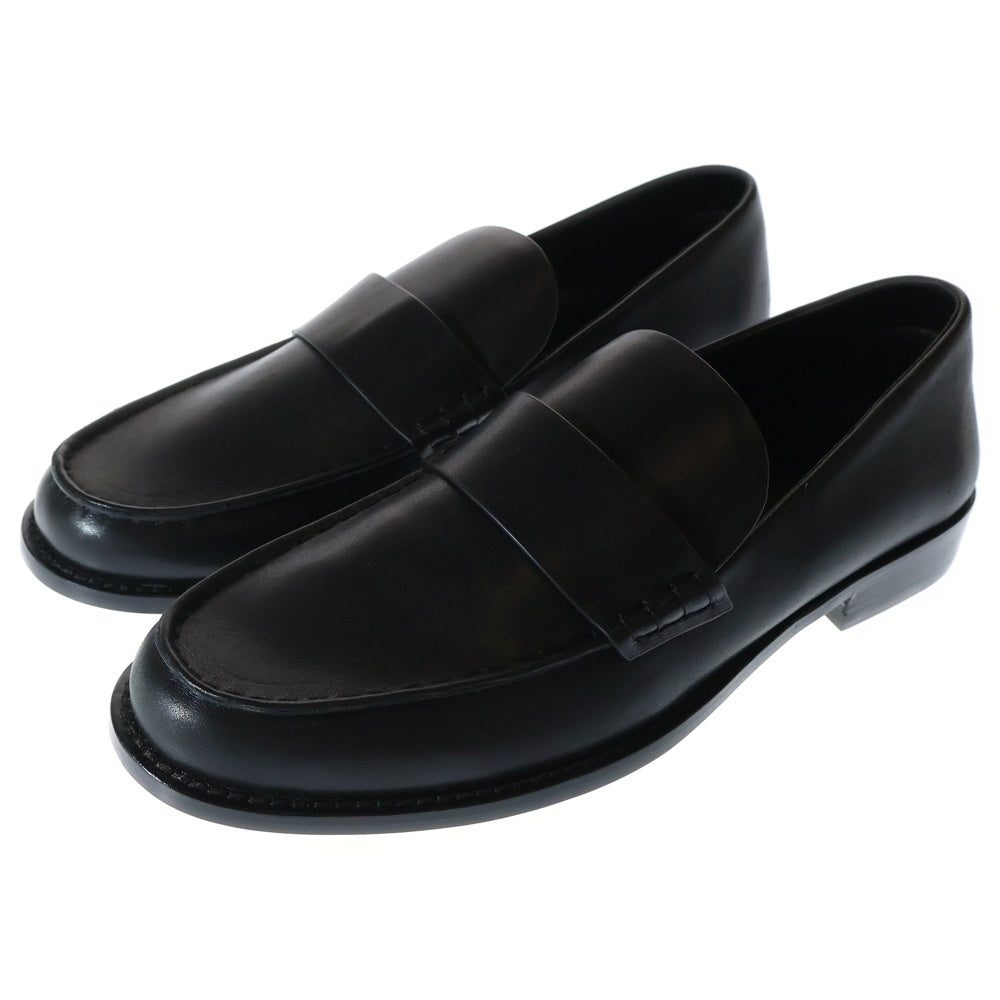 THE ROW(ザロウ) MINIMAL LOAFER MOCCASIN ミニマルローファー レザーシューズ ブラック レディース