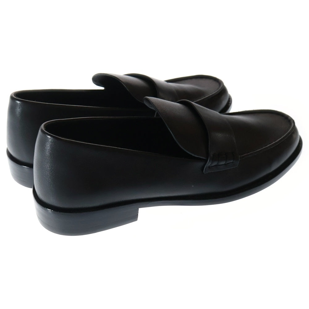 THE ROW(ザロウ) MINIMAL LOAFER MOCCASIN ミニマルローファー レザーシューズ ブラック レディース