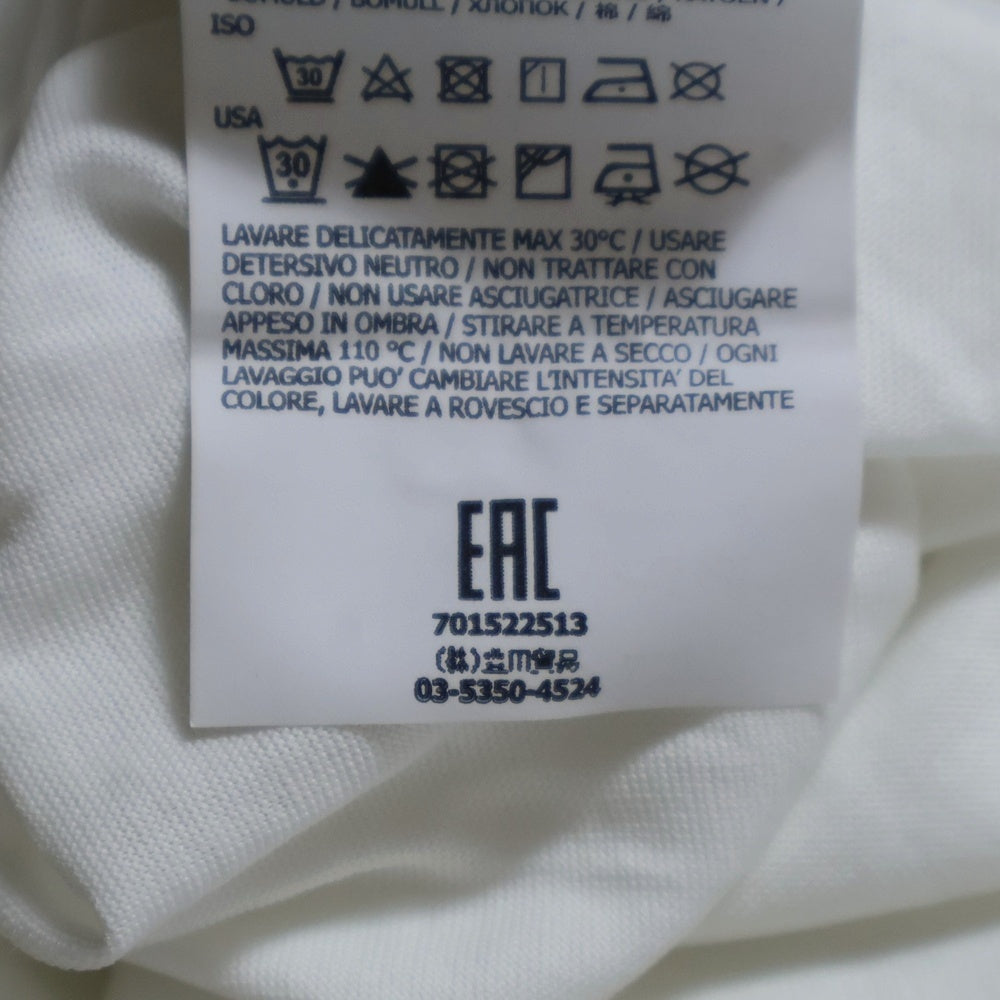 STONE ISLAND(ストーンアイランド) 袖ロゴ刺繍半袖カットソー 半袖Tシャツ ホワイト 701522513