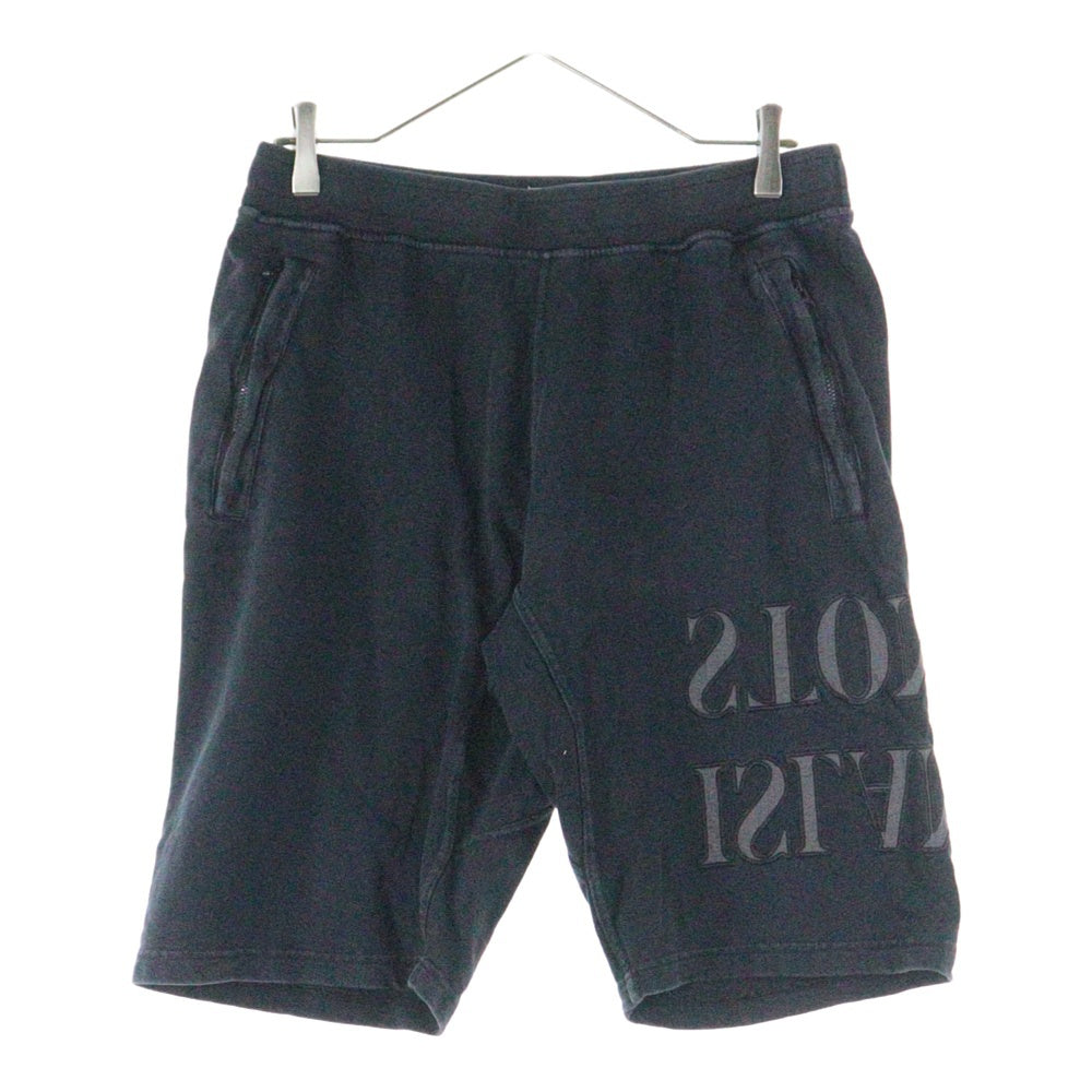 STONE ISLAND(ストーンアイランド) LOGO SHORT PANTS ロゴ刺繍ショートパンツ ショーツ ブラック 701562661