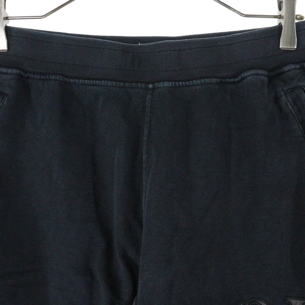 STONE ISLAND(ストーンアイランド) LOGO SHORT PANTS ロゴ刺繍ショートパンツ ショーツ ブラック 701562661