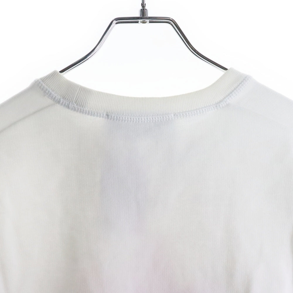 DSQUARED2(ディースクエアード) FRONT LOGO SWEAT SHIRT フロントロゴプリントスウェットトレーナー ホワイト S71GU0495