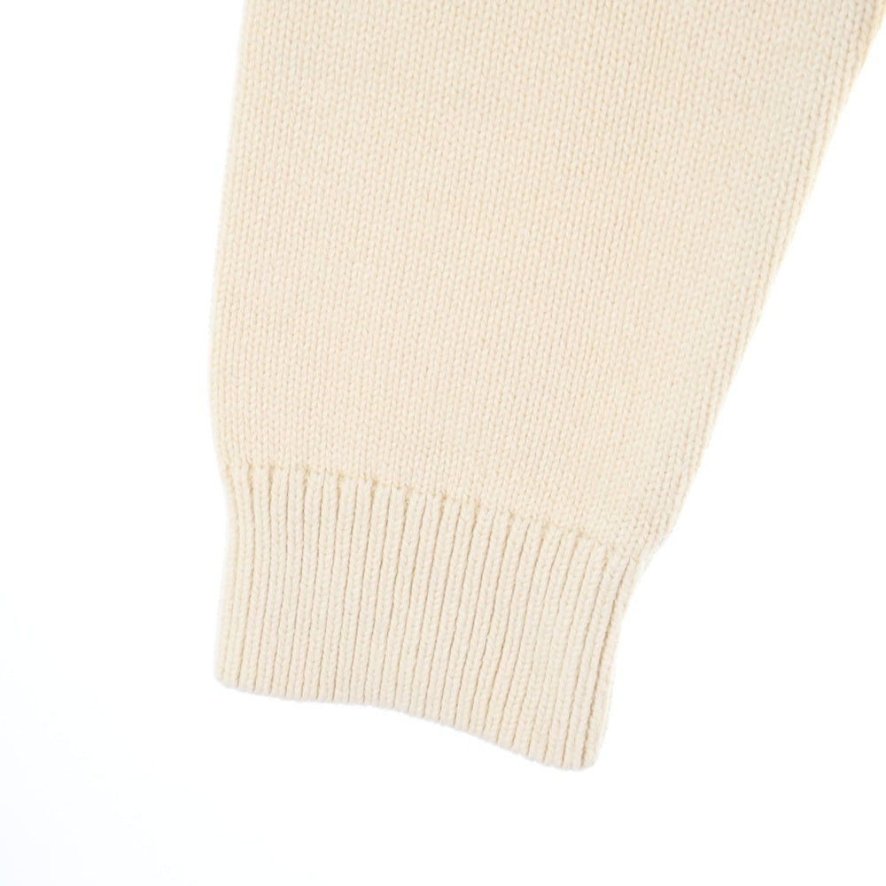 LACOSTE(ラコステ) CREW NECK SWEATER カレッジデザインクルーネックセーター ニット ホワイト AH6789