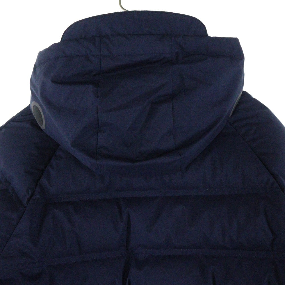 LACOSTE(ラコステ) LOGO PRINT DOWN JACKET ロゴプリントダウンジャケット ネイビー BH162FL
