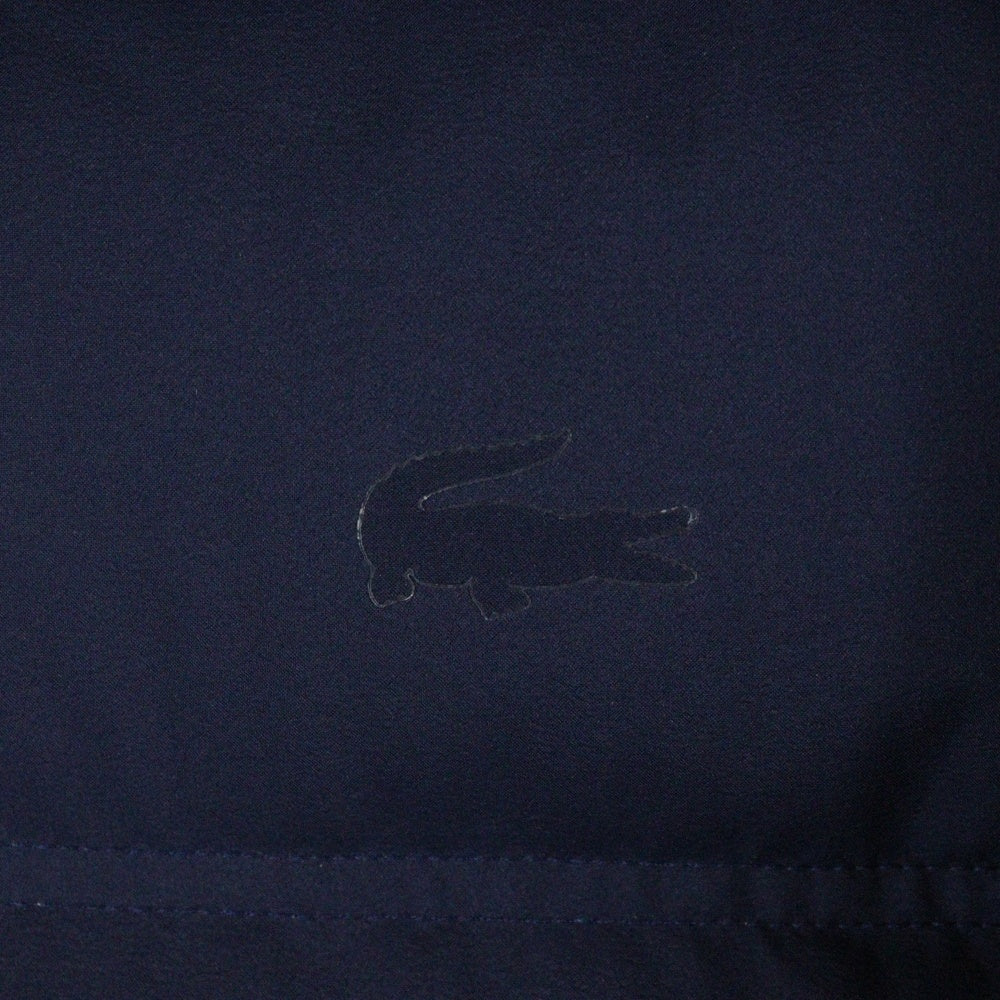LACOSTE(ラコステ) LOGO PRINT DOWN JACKET ロゴプリントダウンジャケット ネイビー BH162FL
