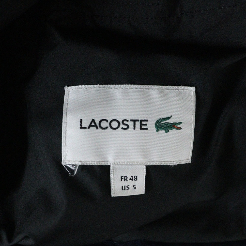LACOSTE(ラコステ) LOGO PRINT DOWN JACKET ロゴプリントダウンジャケット ネイビー BH162FL