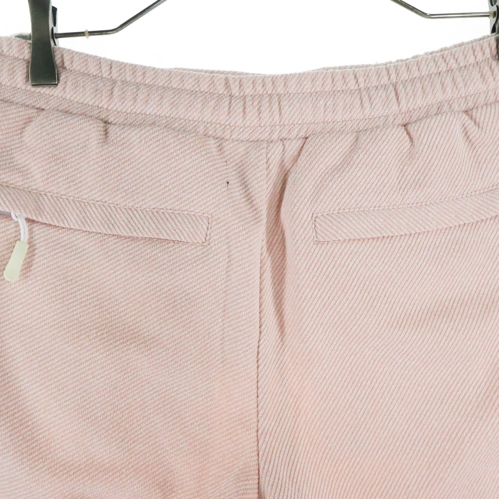1 PIU 1 UGUALE 3 RELAX(ウノピゥウノウグァーレトレ) SIDE LOGO SHORT PANTS サイドロゴプリントショートパンツ ショーツ ピンク