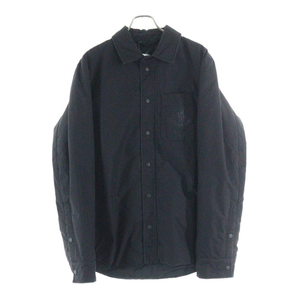 MONCLER(モンクレール) GALINHAS フロントロゴポケット フーデッド中綿ジャケット ブラック J10911G00009 597CT