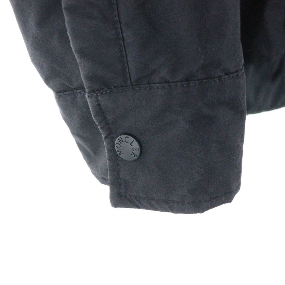 MONCLER(モンクレール) GALINHAS フロントロゴポケット フーデッド中綿ジャケット ブラック J10911G00009 597CT