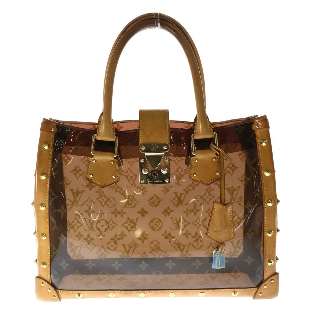 LOUIS VUITTON(ルイヴィトン) モノグラム ネオ・カバアンブルMM ビニールトートバッグ ショルダーバッグ クリア/ブラウン M92504