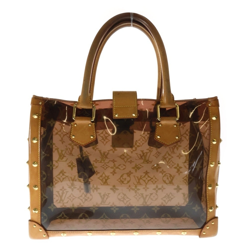 LOUIS VUITTON(ルイヴィトン) モノグラム ネオ・カバアンブルMM ビニールトートバッグ ショルダーバッグ クリア/ブラウン M92504