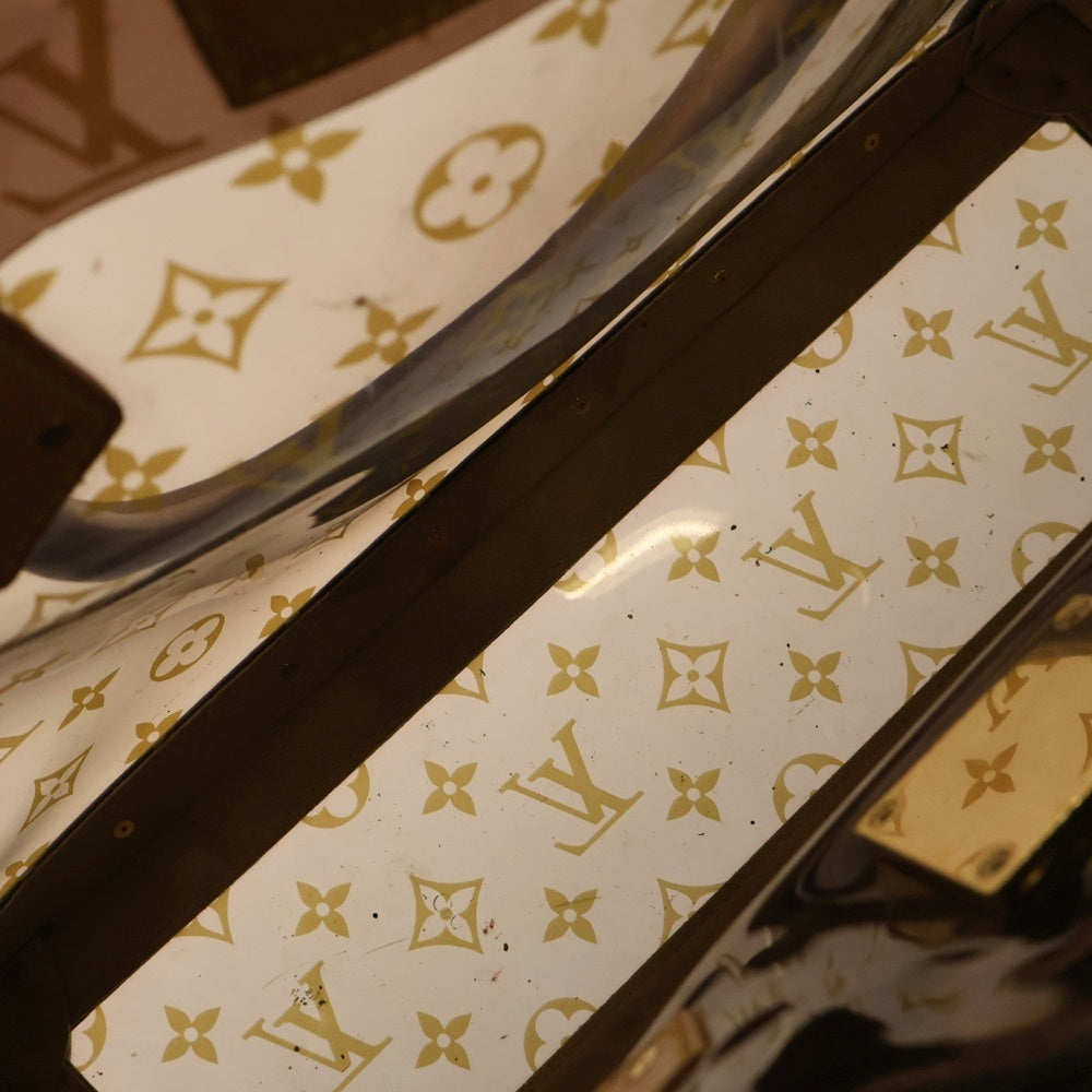 LOUIS VUITTON(ルイヴィトン) モノグラム ネオ・カバアンブルMM ビニールトートバッグ ショルダーバッグ クリア/ブラウン M92504