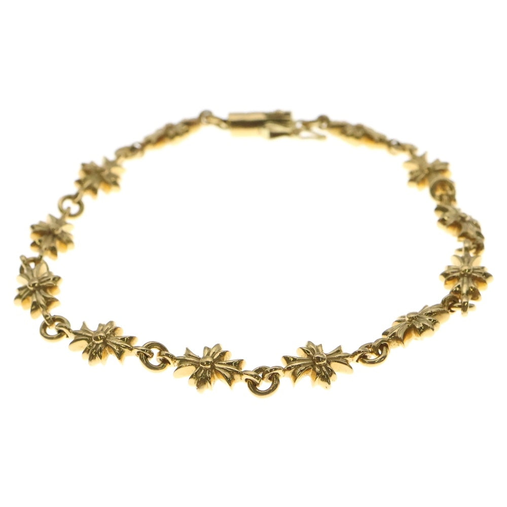 CHROME HEARTS(クロムハーツ) 22K TNY E CH PLS タイニーE CHプラス ブレスレット ゴールド BCA027