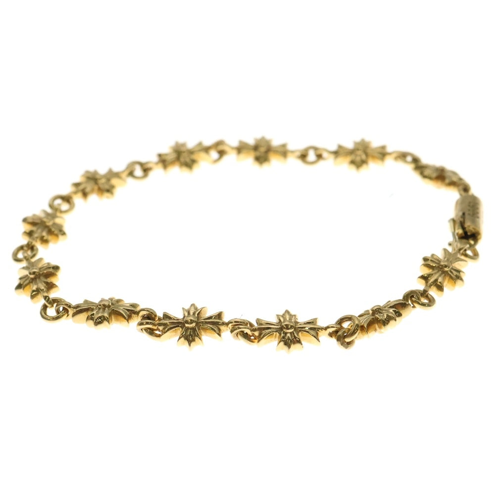 CHROME HEARTS(クロムハーツ) 22K TNY E CH PLS タイニーE CHプラス ブレスレット ゴールド BCA027