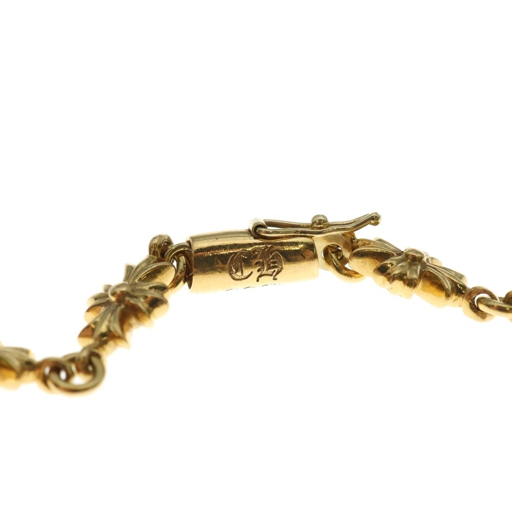 CHROME HEARTS(クロムハーツ) 22K TNY E CH PLS タイニーE CHプラス ブレスレット ゴールド BCA027