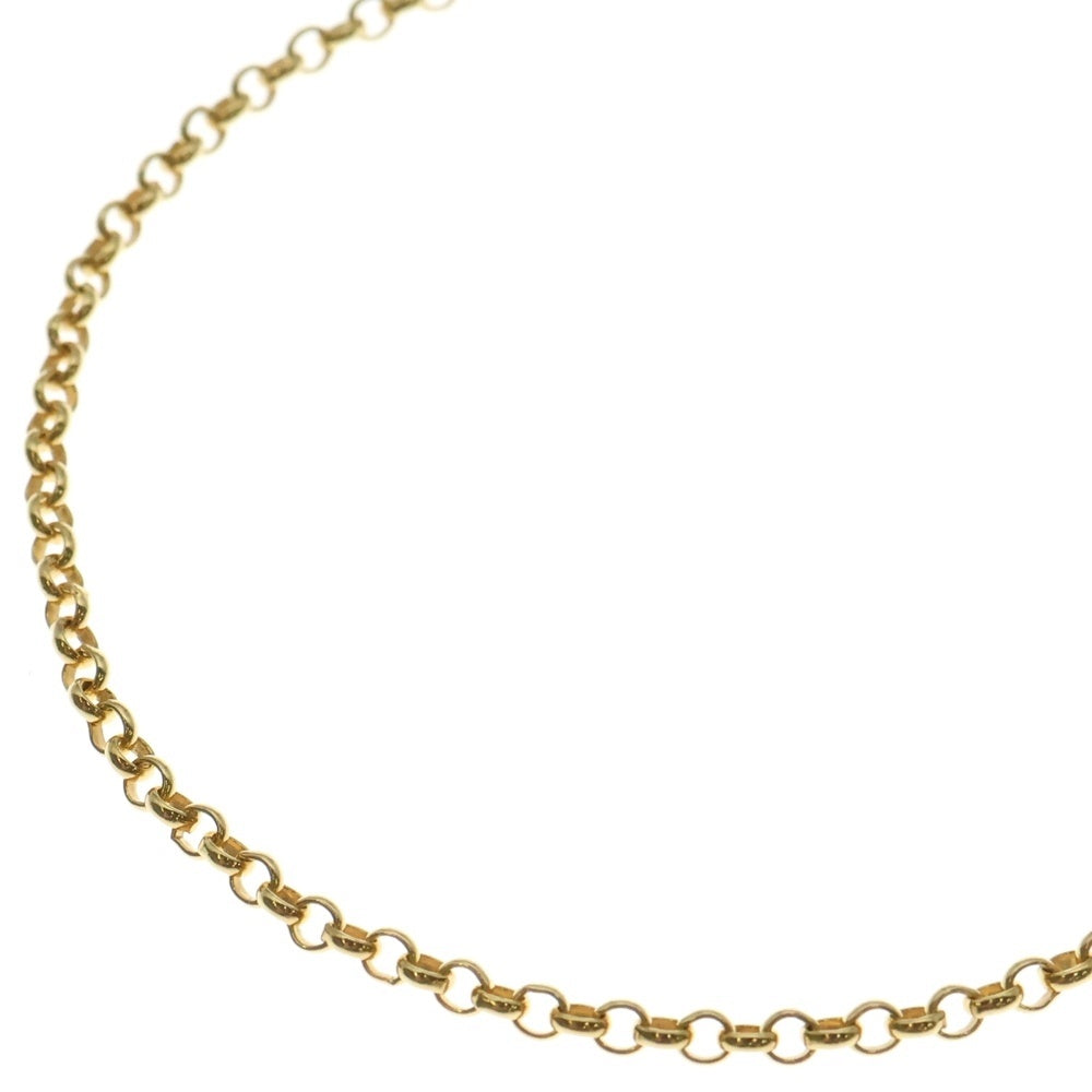 CHROME HEARTS(クロムハーツ) 22K NECKCHAIN R18 ロールチェーンネックレス 18inch ゴールド BCA010