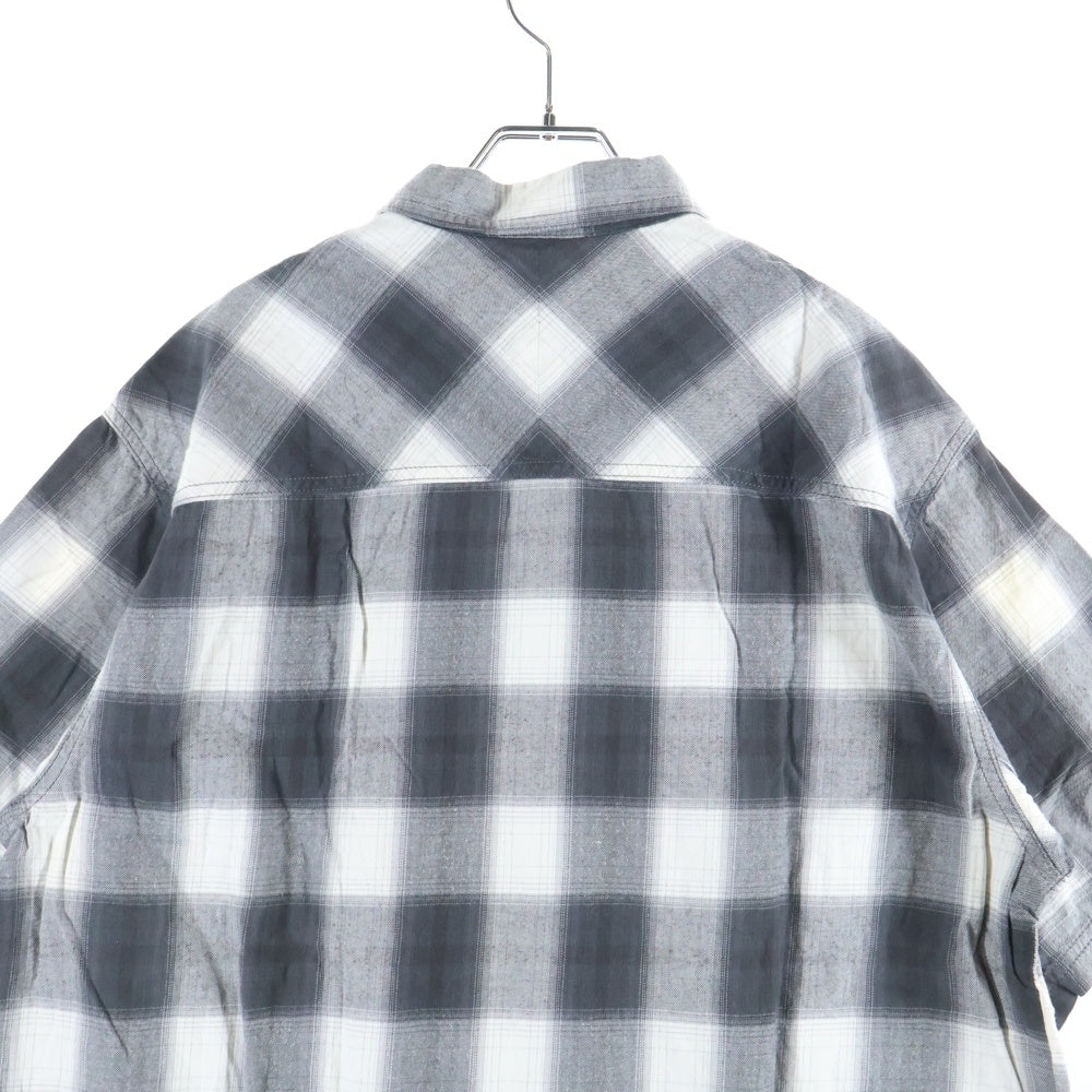 NEIGHBORHOOD(ネイバーフッド) B&C/C-SHIRT SS 211ARNH-SHM04 半袖チェックシャツ ブラック/ホワイト