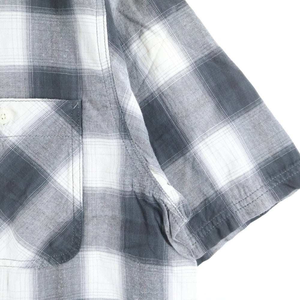 NEIGHBORHOOD(ネイバーフッド) B&C/C-SHIRT SS 211ARNH-SHM04 半袖チェックシャツ ブラック/ホワイト