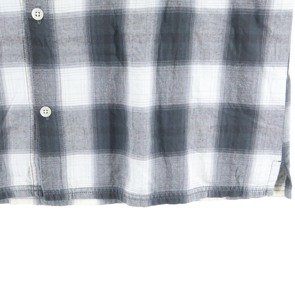 NEIGHBORHOOD(ネイバーフッド) B&C/C-SHIRT SS 211ARNH-SHM04 半袖チェックシャツ ブラック/ホワイト