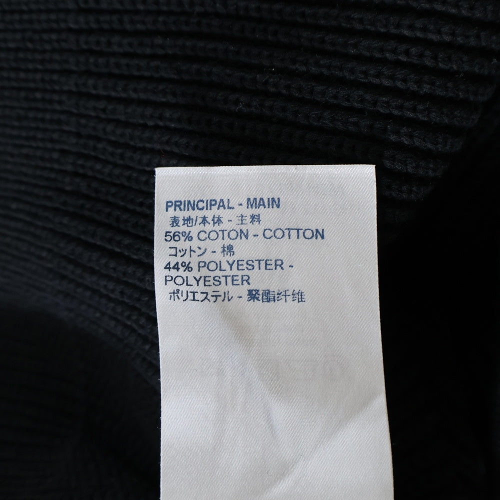LOUIS VUITTON(ルイヴィトン) 21SS エンブロイダリー ミックスステッチ クルーネックニットセーター ブラック RM211Q TBY HKN45W