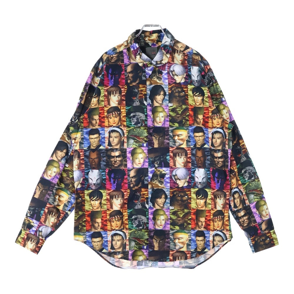 SUPREME(シュプリーム) 22AW ×Yohji Yamamoto TEKKEN Shirt ×ヨウジヤマモト 鉄拳 総柄 長袖シャツ マルチカラー