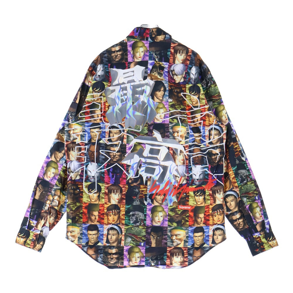 SUPREME(シュプリーム) 22AW ×Yohji Yamamoto TEKKEN Shirt ×ヨウジヤマモト 鉄拳 総柄 長袖シャツ マルチカラー