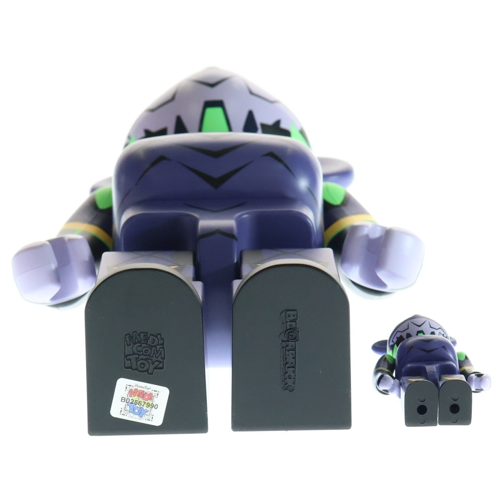 MEDICOM TOY(メディコムトイ) BE@RBRICK EVANGERION 13 400% 100% ベアブリック エヴァンゲリオン第13号機 新劇場版 人形 フィギュア パープル