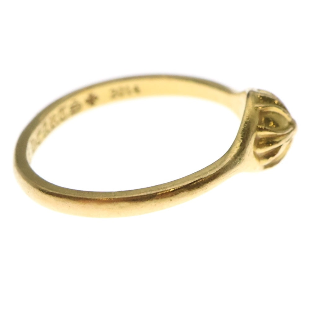 CHROME HEARTS(クロムハーツ) 22K BUBBLEGUM CROSSBALL RING バブルガム クロスボール リング ゴールド