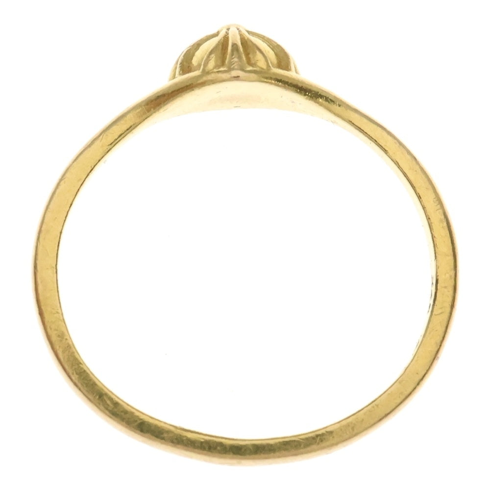CHROME HEARTS(クロムハーツ) 22K BUBBLEGUM CROSSBALL RING バブルガム クロスボール リング ゴールド
