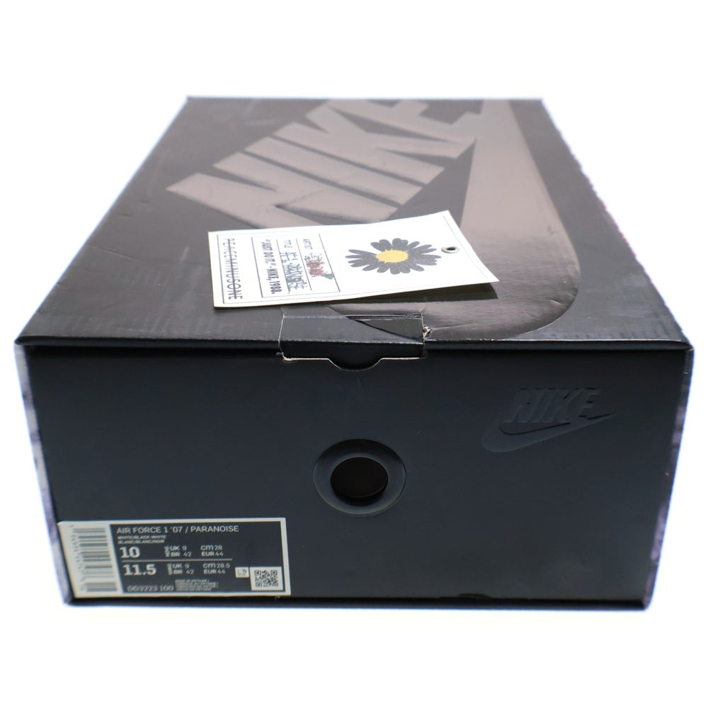 NIKE(ナイキ) ×PEACEMINUSONE AIR FORCE1 07 PARANOISE DD3223-100 ×ピースマイナスワン エアフォース1 07 パラノイズ ローカットスニーカー ホワイト US10/28cm