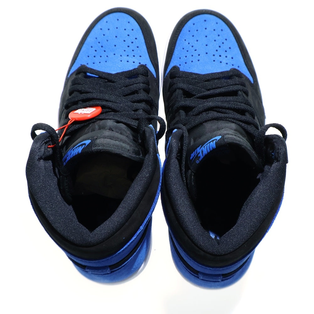NIKE(ナイキ) AIR JORDAN 1 RETRO HIGH OG ROYAL REIMAGINED DZ5485-042 エアジョーダン スエードロイヤル ハイカットスニーカー ブルー/ブラック US10/28cm