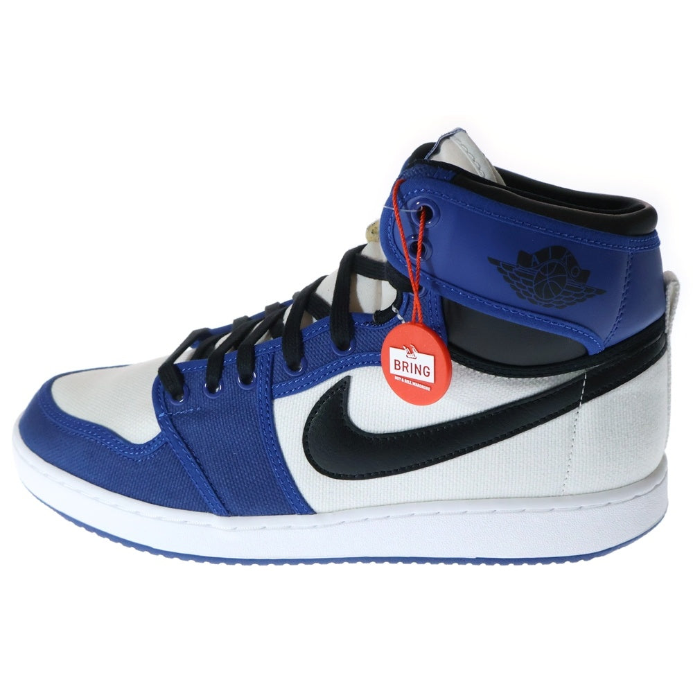 Air Jordan バスケットボールシューズ ハイカット 青 黒 白 赤 NIKE(ナイキ) AIR JORDAN 1 KO HIGH STORM BLUE DO5047-401 エア