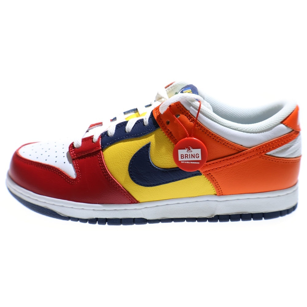 NIKE(ナイキ) DUNK LOW CO.JP WHAT THE MIDNIGHT NAVY AND VARSITY IB2051-400 ダンク ワット ザ ローカットスニーカー マルチカラー US10/28cm