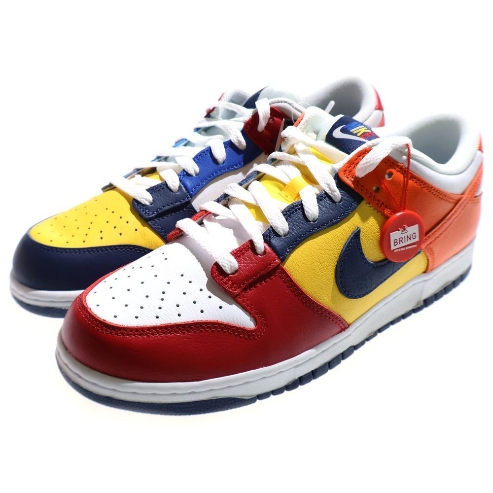 NIKE(ナイキ) DUNK LOW CO.JP WHAT THE MIDNIGHT NAVY AND VARSITY IB2051-400 ダンク ワット ザ ローカットスニーカー マルチカラー US10/28cm