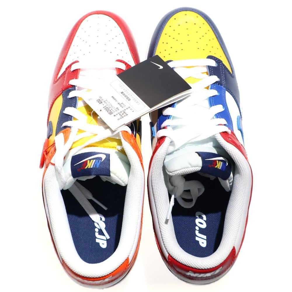 NIKE(ナイキ) DUNK LOW CO.JP WHAT THE MIDNIGHT NAVY AND VARSITY IB2051-400 ダンク ワット ザ ローカットスニーカー マルチカラー US10/28cm